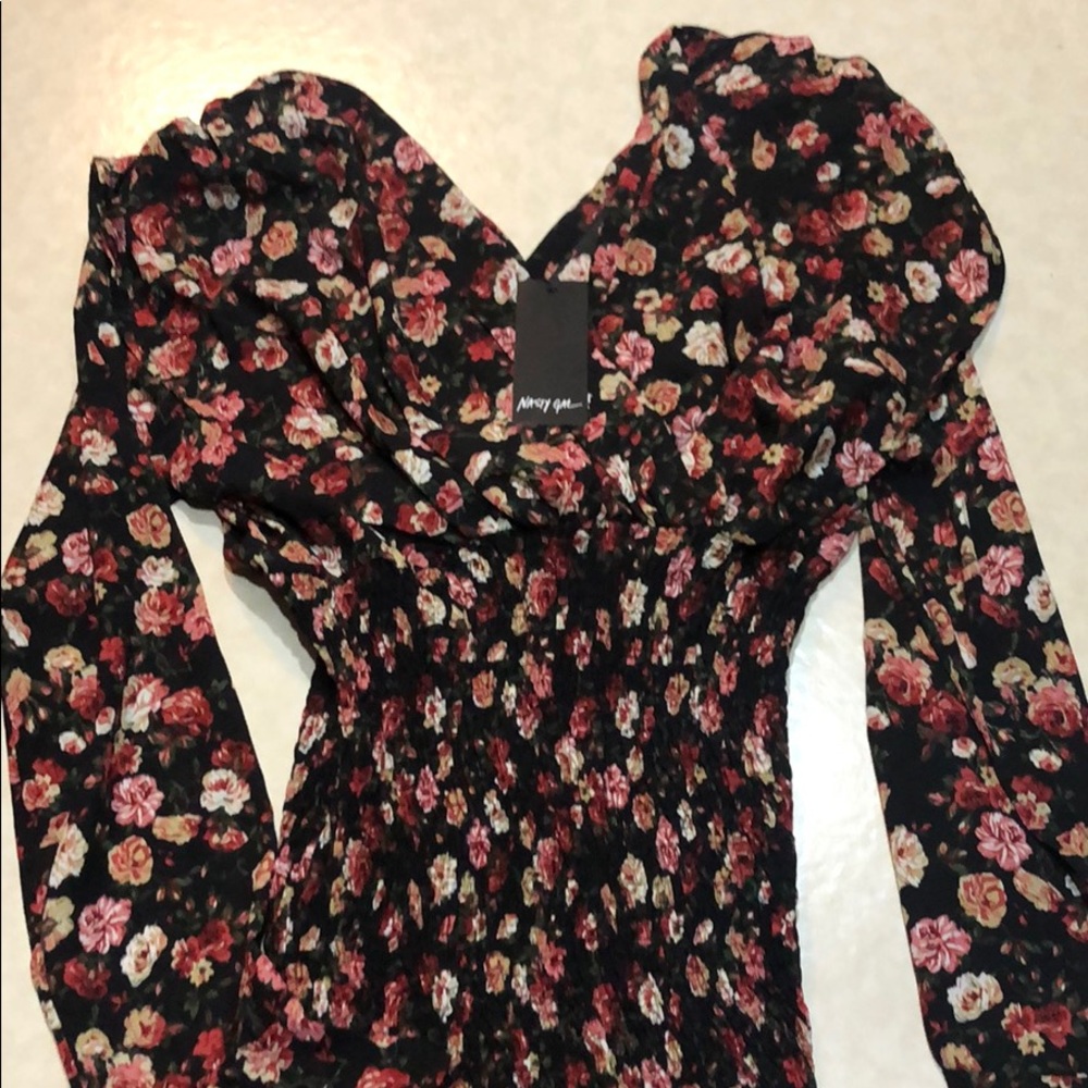 Floral mini dress